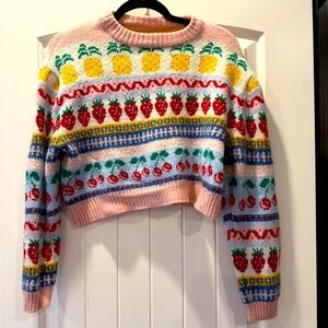 Colorful Patterned Women's Sweater